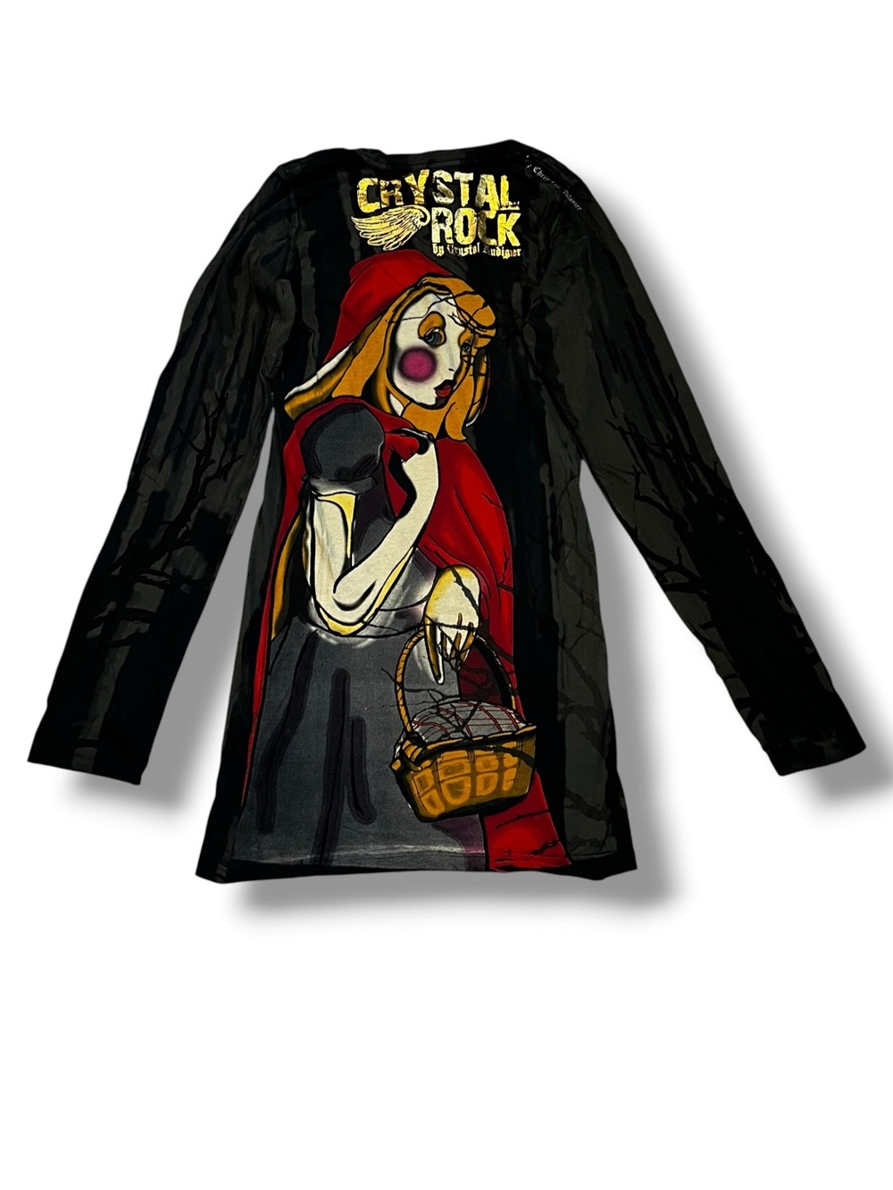NEW Crystal Rock Red Riding Hood Tee Small Whimsigoth Limited Edition Y2K